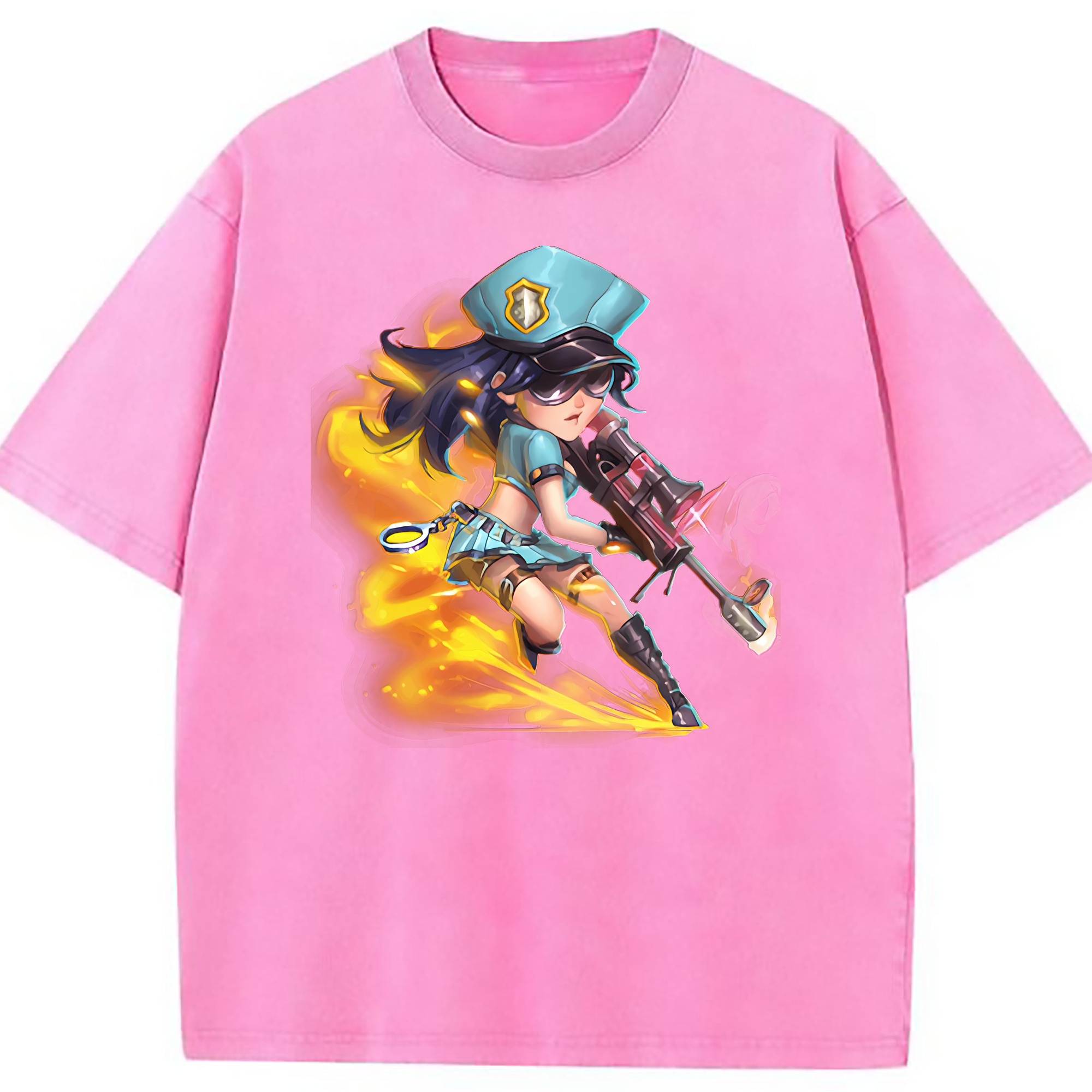 （画像用） リーグ・オブ・レジェンド League of Legends LOL 綿100% ヴィンテージ風 半袖Tシャツ（フロントプリント）